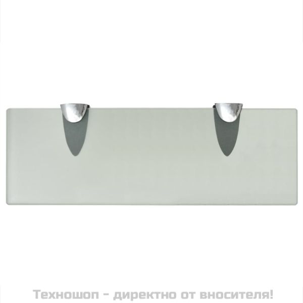 Подвижни рафтове, 2 бр, стъкло, 30x10 см, 8 мм