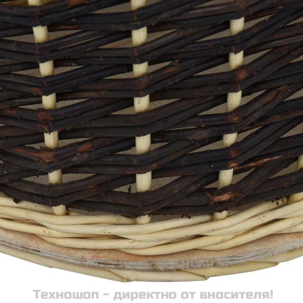 Раница за дърва за огрев с презрамки, 50x44x58 см, върба