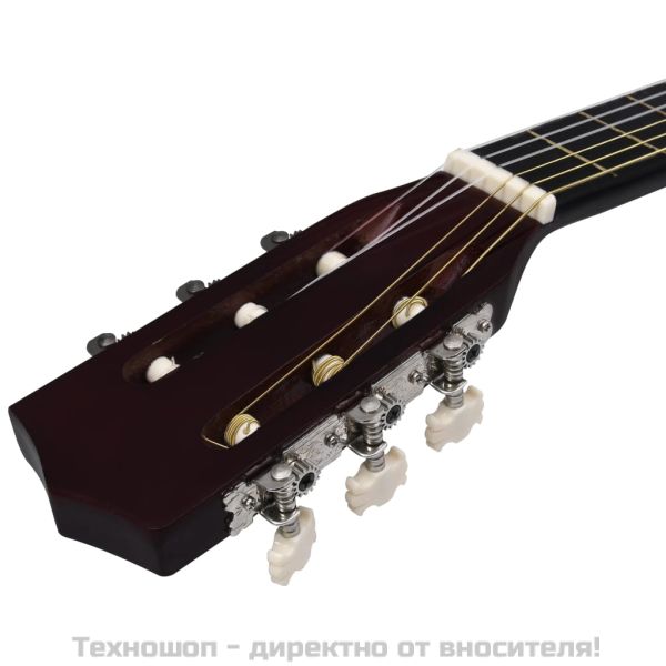 Класическа китара за начинаещи и деца с калъф, 1/2, 34"