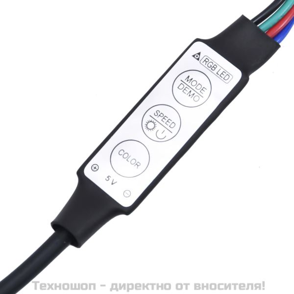 ТВ шкаф с LED осветление, бетонно сив, 120x30x50 см