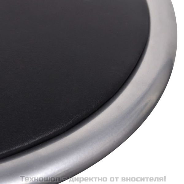 Сгъваеми табуретки, 4 бр, изкуствена кожа