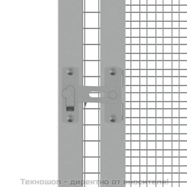 Волиера антрацит 302,5x324,5x211,5 см поцинкована стомана