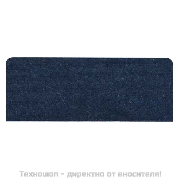 Самозалепващи стелки за стълби, 15 бр, 65x24,5x3,5 см, сини
