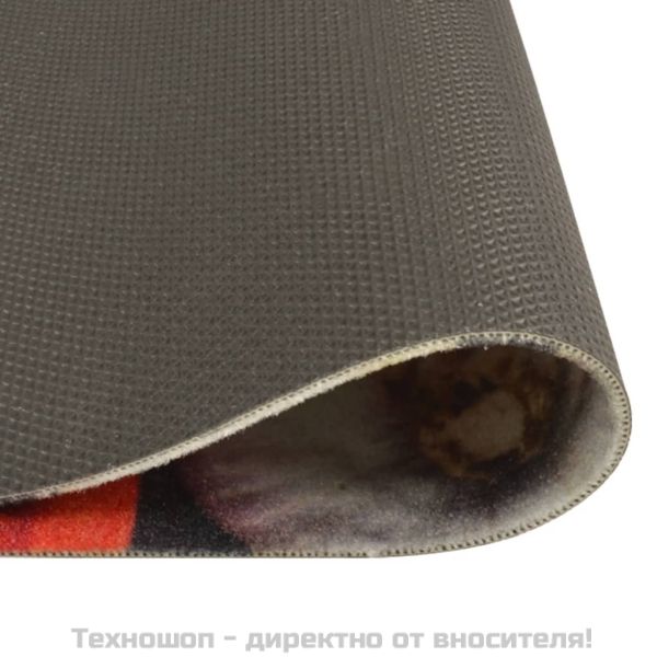 Кухненско килимче за пране, вино и вечеря, 60x180 см, кадифе