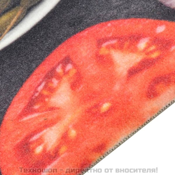 Кухненско килимче за пране, вино и вечеря, 60x180 см, кадифе