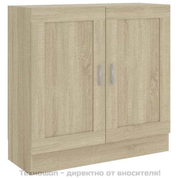 Шкаф за книги, дъб сонома, 82,5x30,5x80 см, ПДЧ