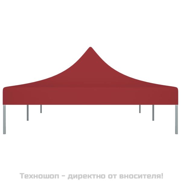 Покривало за парти шатра, 6x3 м, бордо, 270 г/м²