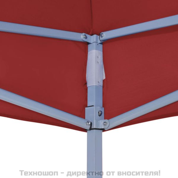 Покривало за парти шатра, 6x3 м, бордо, 270 г/м²
