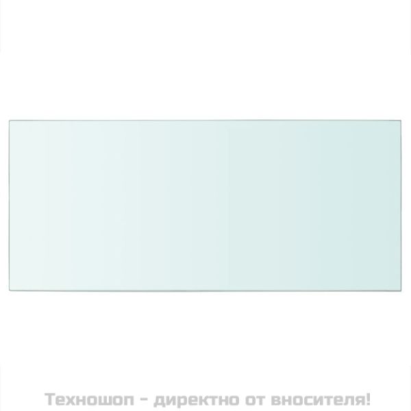 Плоча за рафт, прозрачно стъкло, 50 x 25 см