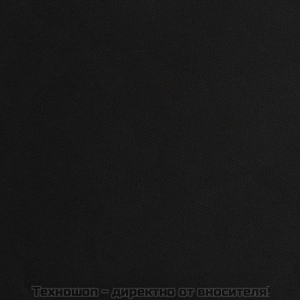 Сгъваем шезлонг черен плат Оксфорд и стомана с прахово покритие