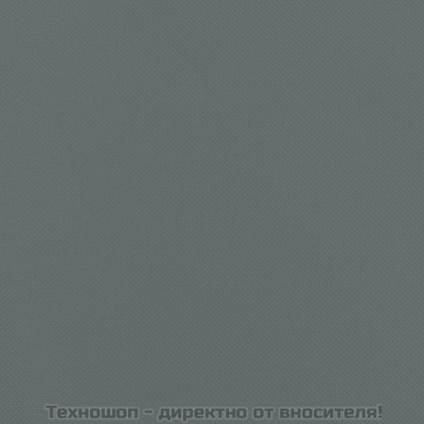 Сгъваем шезлонг, сив, плат Оксфорд и стомана с прахово покритие