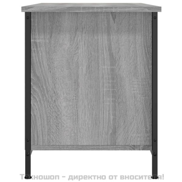 ТВ шкаф, сив сонома, 80x40x50 см, инженерно дърво