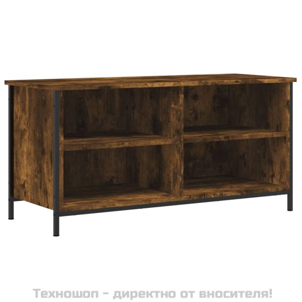 ТB шкаф, опушен дъб, 100x40x50 см, инженерно дърво