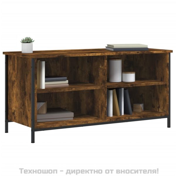 ТB шкаф, опушен дъб, 100x40x50 см, инженерно дърво