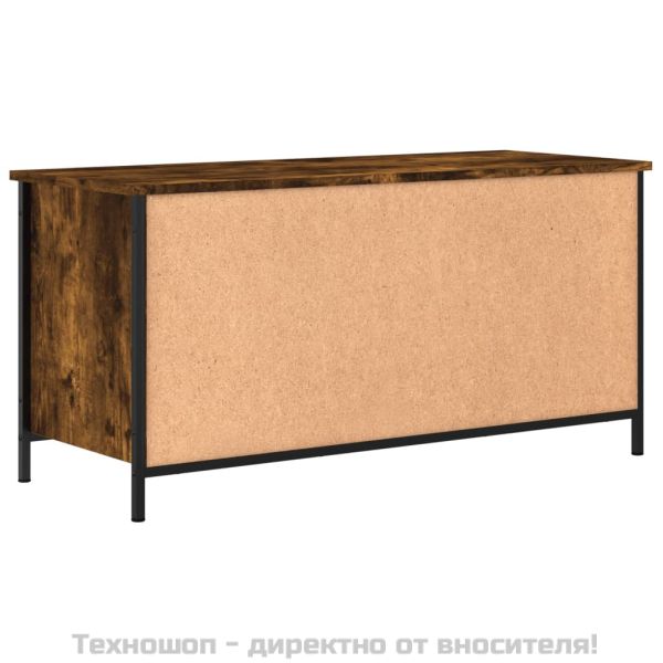 ТB шкаф, опушен дъб, 100x40x50 см, инженерно дърво