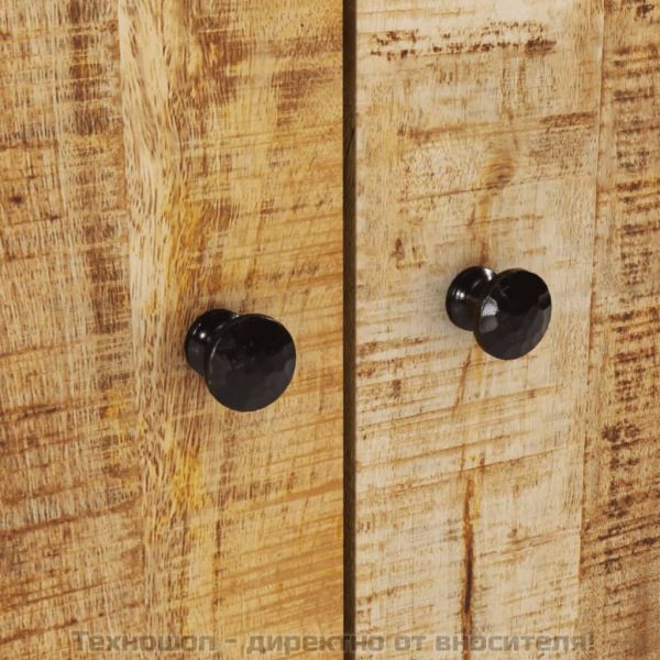 Шкаф за мивка, 62x33x58 см, масивно мангово и инженерно дърво