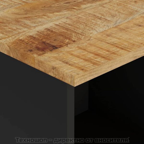 Шкаф за баня 38x33x160 см масивно мангово дърво