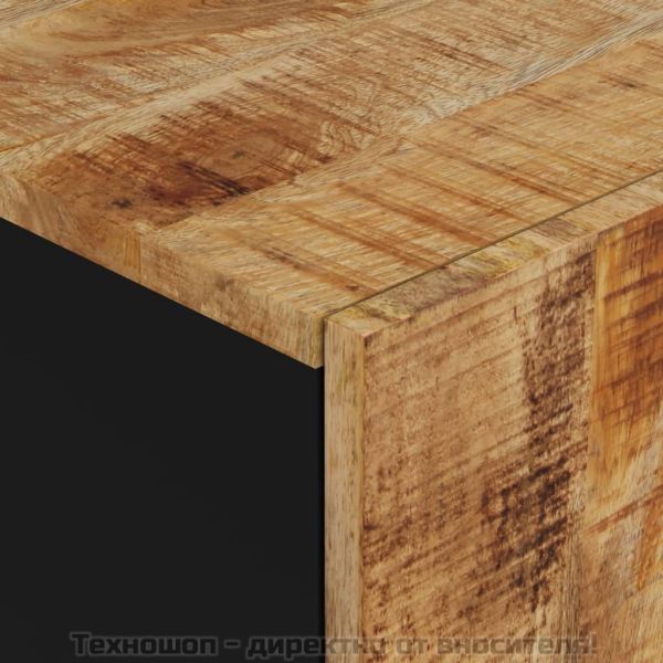 Шкаф за баня 38x33x58 см масивно мангово дърво