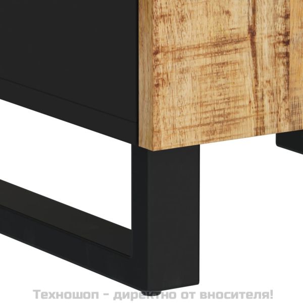 Шкаф за баня 38x33x58 см масивно мангово дърво