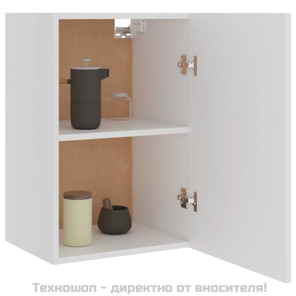 Висящ шкаф "Lyon" бял 39,5x31x60 см, инженерно дърво