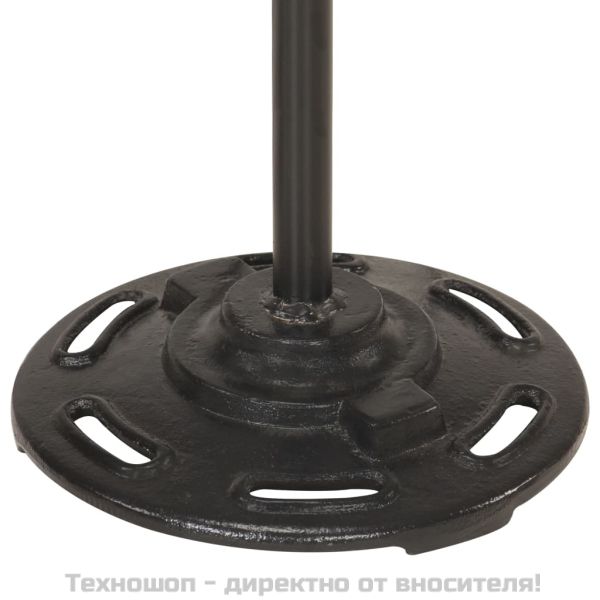 Подова лампа с 2 абажура, бяла, E27, чугун