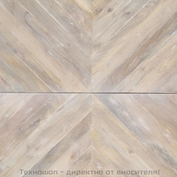 Маса за кафе, 110x110x36 см, мангово дърво масив