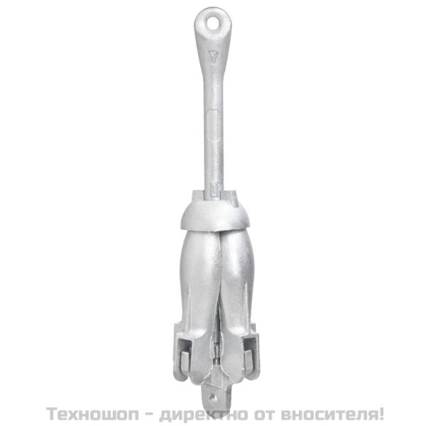 Сгъваема котва с въже сребриста 8 kg Горещо поцинкован чугун