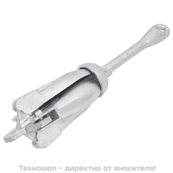 Сгъваема котва с въже сребриста 6 kg Горещо поцинкован чугун