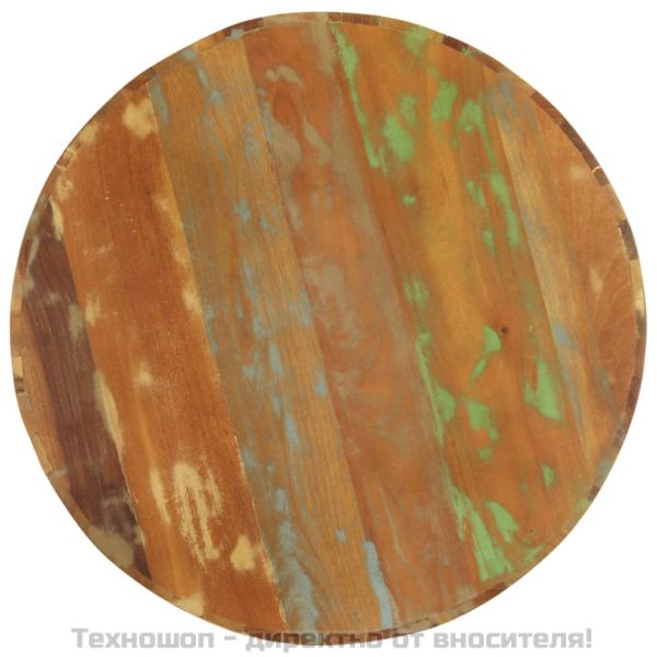 Кафе маса, Ø65x31 см, регенерирана дървесина масив