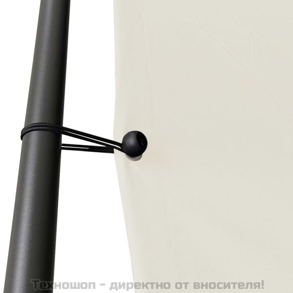 Шатра, бяла, 3x3 м, 180 г/м², плат и стомана