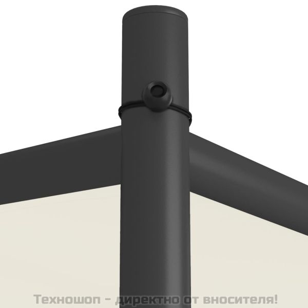 Шатра, бяла, 3x3 м, 180 г/м², плат и стомана