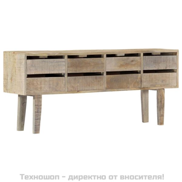 Сайдборд, 140x30x60 см, мангово дърво масив