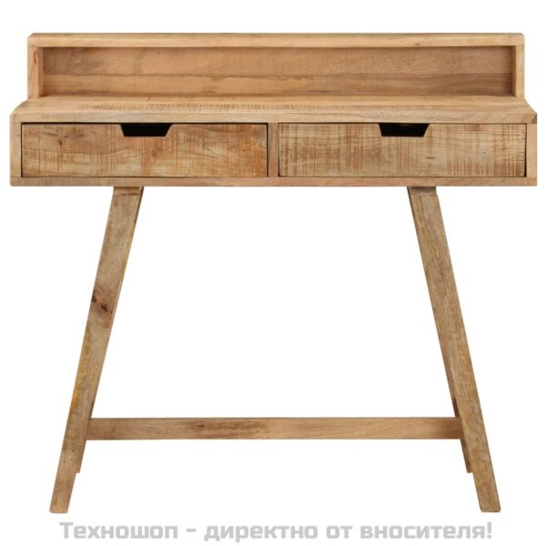 Бюро, 100x45x90 см, грубо мангово дърво масив