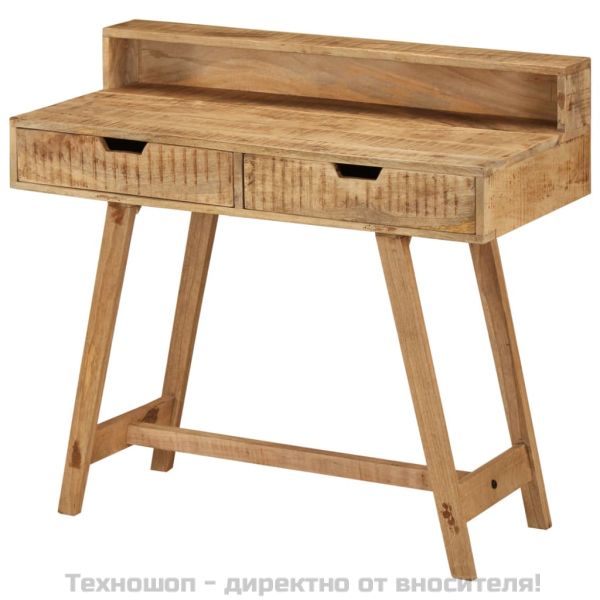 Бюро, 100x45x90 см, грубо мангово дърво масив