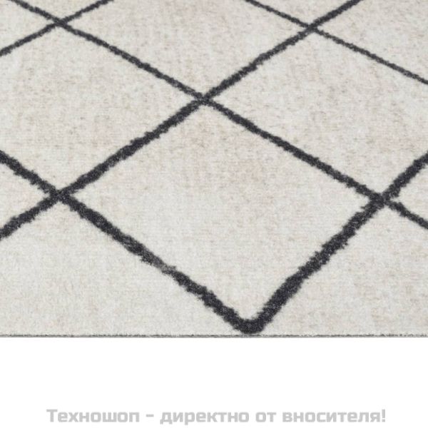 Кухненско килимче, миещо, квадрати, 60x180 см, кадифе