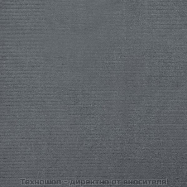 Кучешко легло тъмносиво 66x40x45 см кадифе