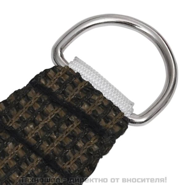 Платно-сенник, 160 г/м², кафяво, 4x4 м, HDPE