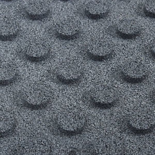 Ударопоглъщащи каучукови плочи, 24 бр, 50x50x3 см, сиви