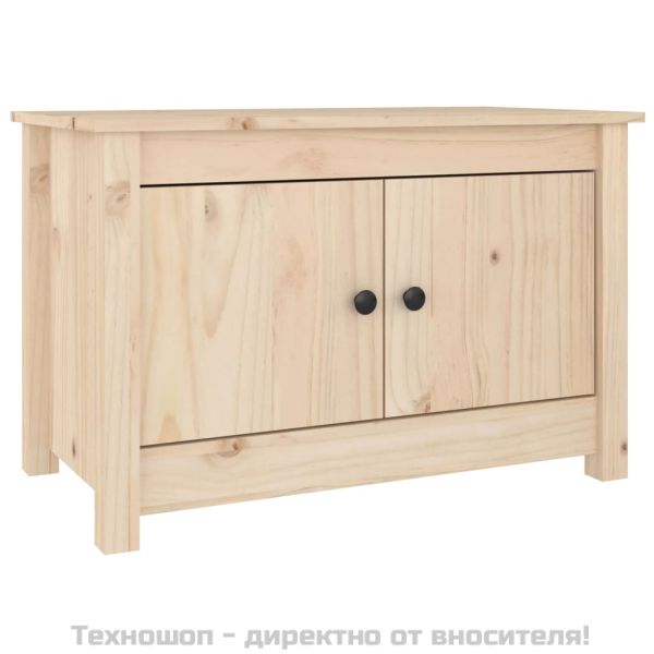 Пейка за обувки, 70x38x45,5 см, бор масив