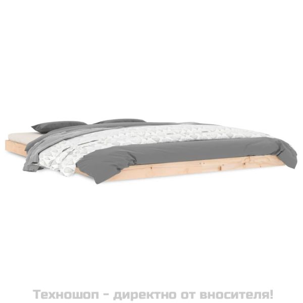 Рамка за легло 150x200 cм King Size бор масив