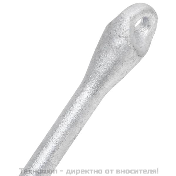 Сгъваема котва, сребриста, 6 кг, Горещо поцинкован чугун