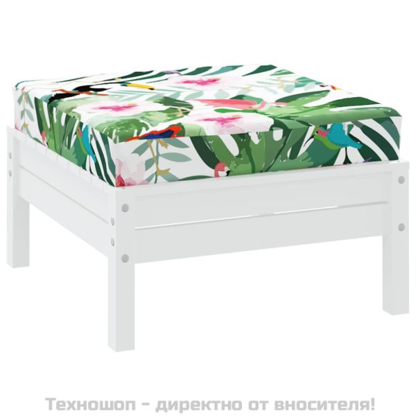 Палетна възглавница многоцветна 60x60x8 см плат Оксфорд