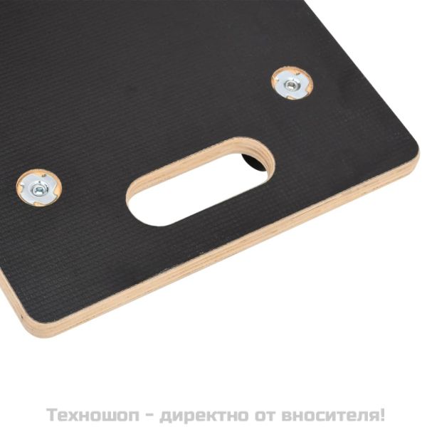 Транспортни колички 2 бр правоъгълни 50x35x11,5 см 250 кг