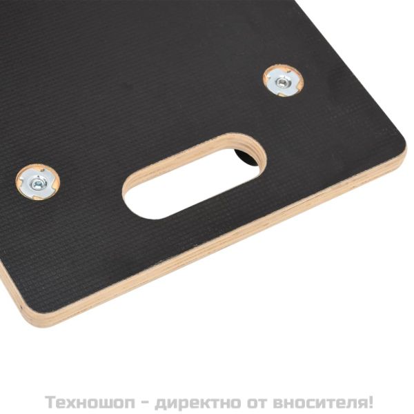 Транспортни колички 2 бр правоъгълни 60x40x11,5 см 250 кг