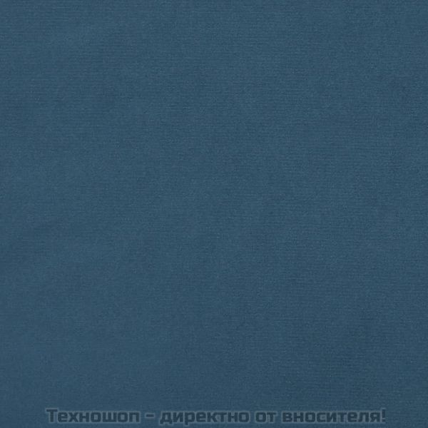 Рамка за легло с пружини, тъмносиня, 140x190 см, кадифе