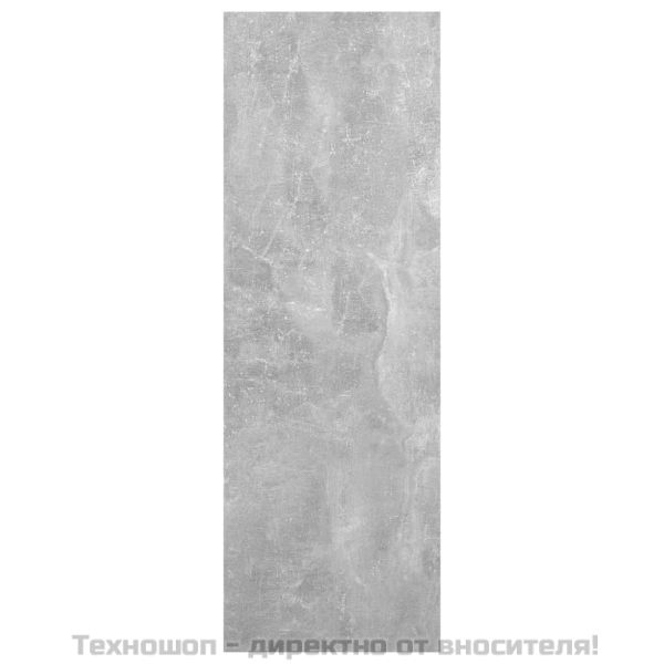Комплект ТВ шкафове от 4 части, бетонно сив, инженерно дърво