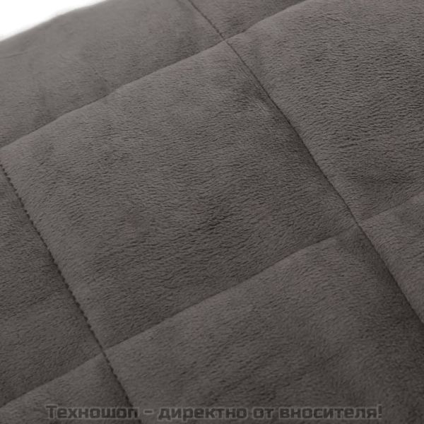 Утежнено одеяло сиво 200x220 см 13 кг плат