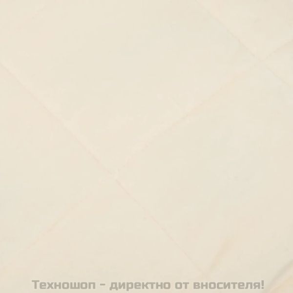 Утежнено одеяло светлокремаво 135x200 см 10 кг плат