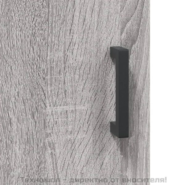 Висок шкаф, сив сонома, 69,5x31x115 см, инженерно дърво