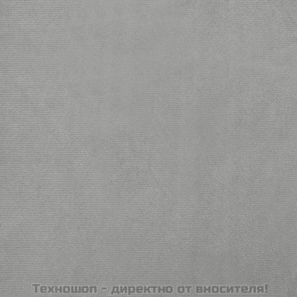 Детски диван, светлосив, 70x40x24 см, кадифе